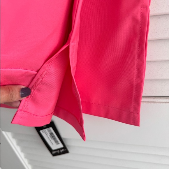 Nasty Gal New with tags Bold Pink Women's Pantsuit - Wide leg with side slits - Picture 6 of 16